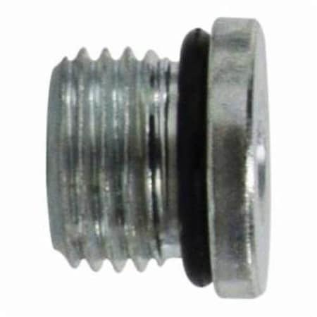 Midland Industries Hex Head Hollow Plug, 17812 Nominal, Steel 6408HO24